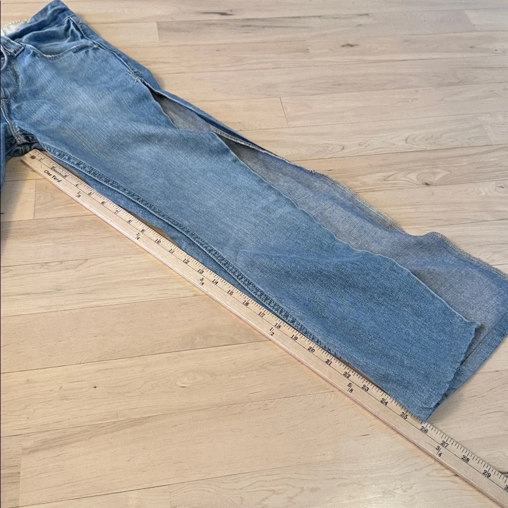 Levi's Engineered Jeans-Red Tab Button Fly Side Seam Split-Skater-Y2K-30x30-Rare - Picture 8 of 12